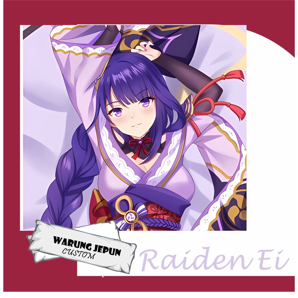 Jual Dakimakura Raiden Shogun Genshin Impact (Part 3) | Shopee Indonesia