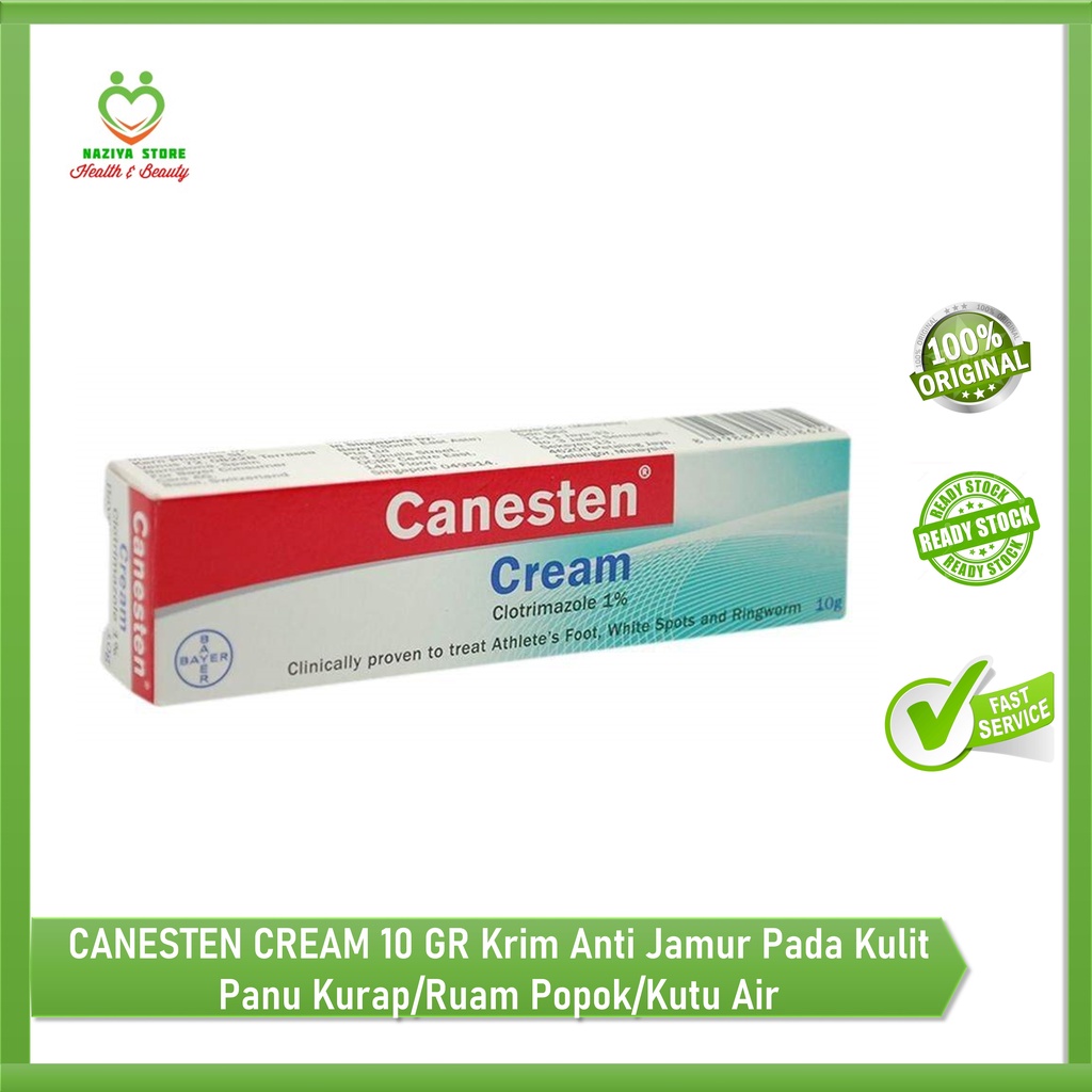 Jual Canesten Cream Gr Krim Anti Jamur Pada Kulit Panu Kurap Ruam Popok Kutu Air Shopee