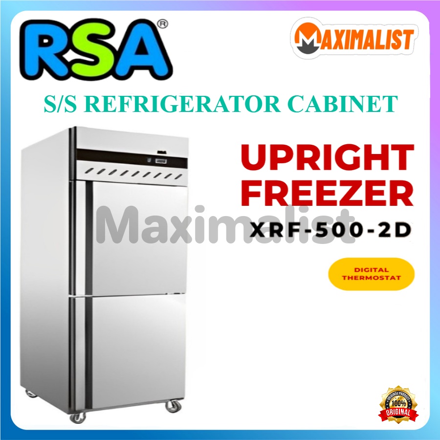 Jual RSA XRF-500-2D SS Upright Freezer Kulkas Dapur Komersial Stainless ...