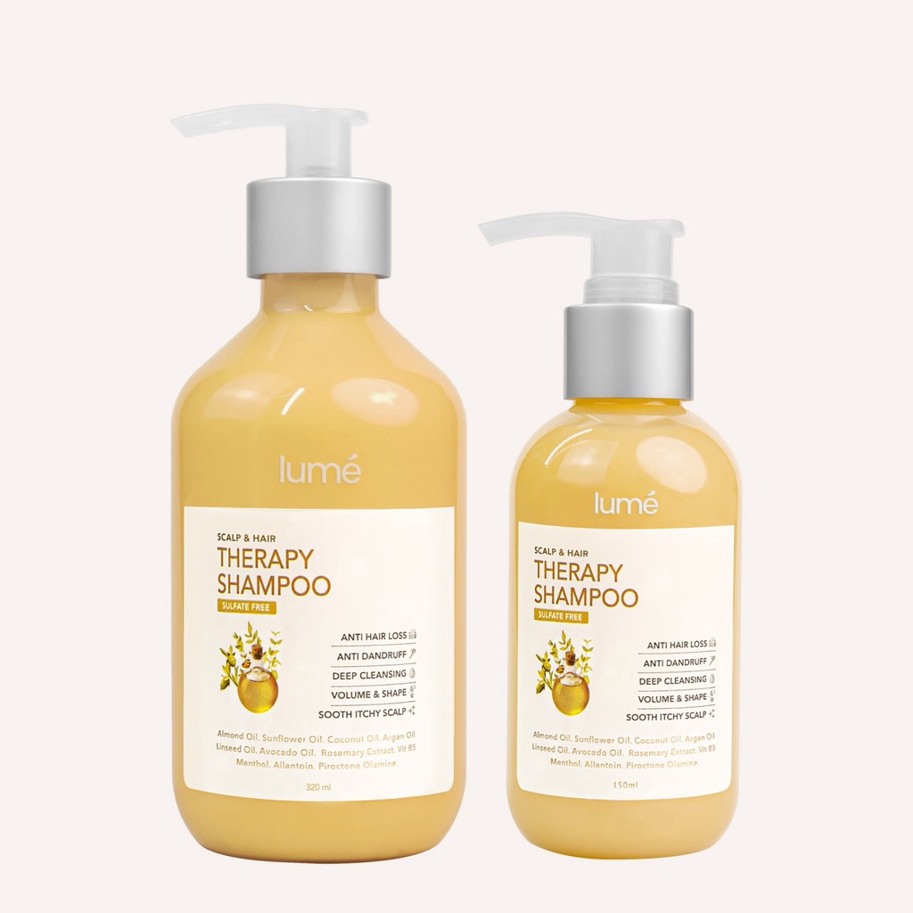 Jual LUME Scalp & Hair THERAPY SHAMPOO Shopee Indonesia