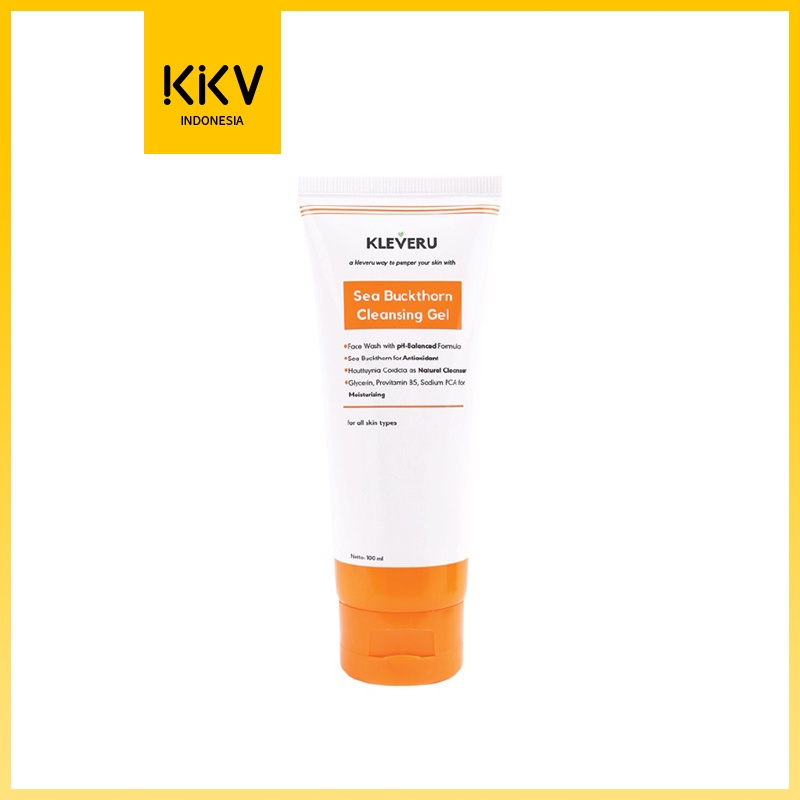 Jual KKV KLEVERU Sea Buckthorn Cleansing Gel Face Wash Pembersih
