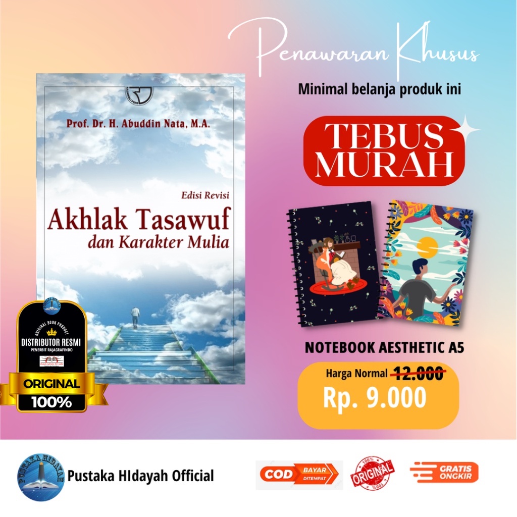 Jual Buku Akhlak Tasawuf Dan Karakter Mulia - Prof. Dr. H. Abuddin Nata ...