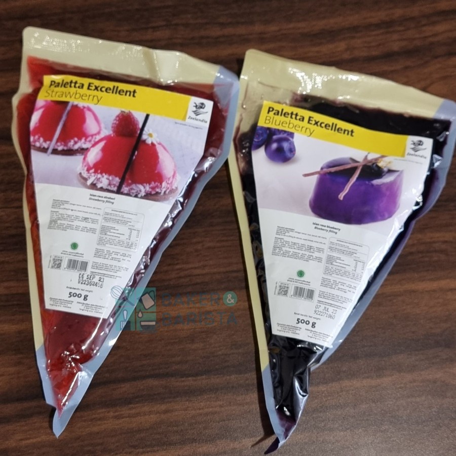 Jual Zeelandia paletta excellent strawberry / blueberry 500g filling ...