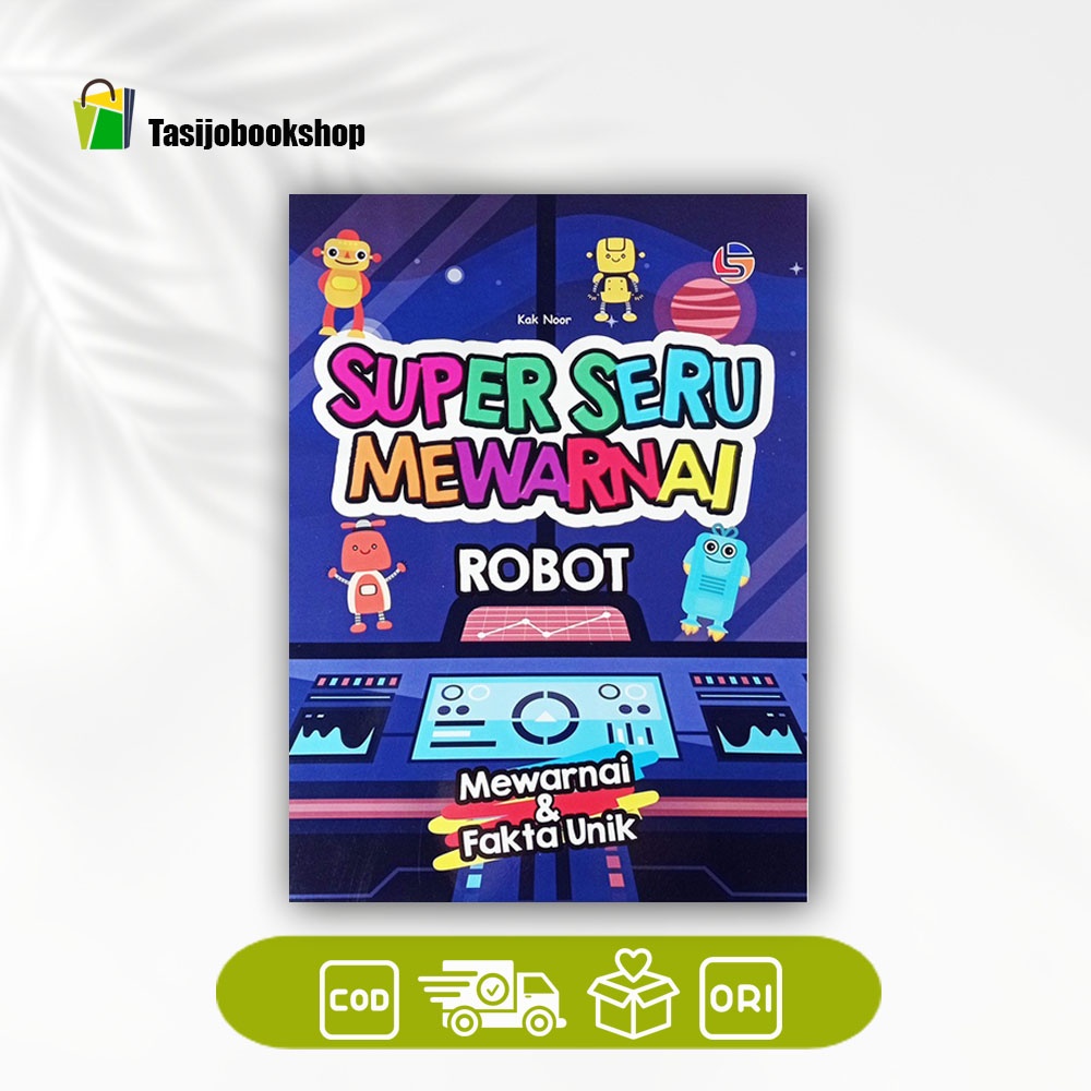 Jual Buku Aktivitas Anak : Robot Super Seru Mewarnai TK PAUD | Shopee ...