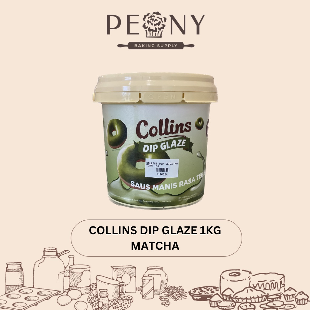 Jual COLLINS DIP GLAZE DONAT ANEKA RASA 1 KG| CHOCOLATE, STRAWBERRY ...