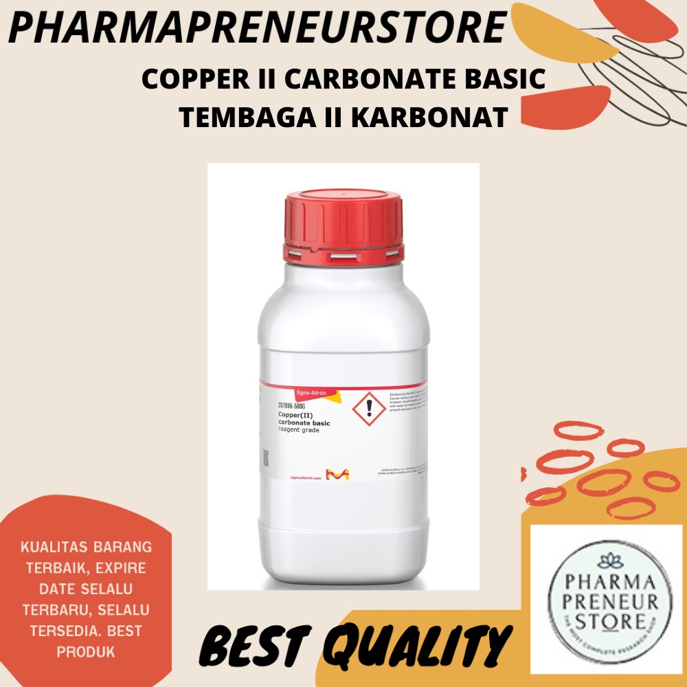 Jual COPPER II CARBONATE HYDROXIDE / TEMBAGA II KARBONAT HIDROKSIDA