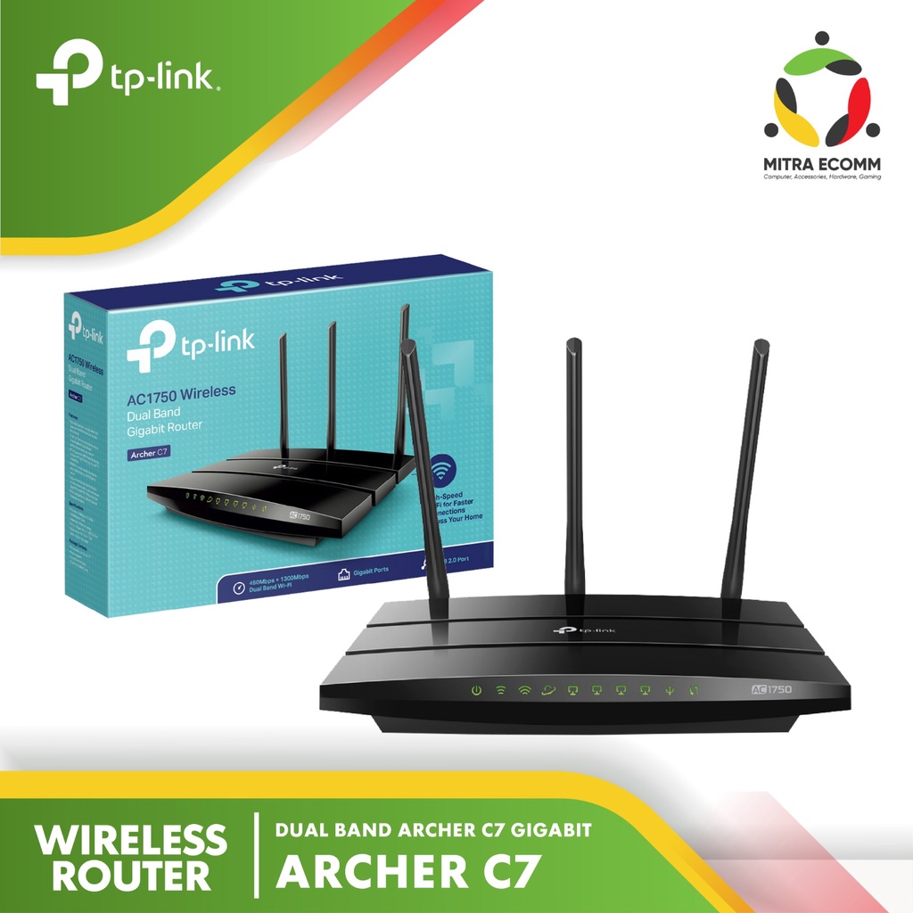 Jual TP-LINK ARCHER C7 AC1750 Dual Band Wireless Gigabit Router archer ...