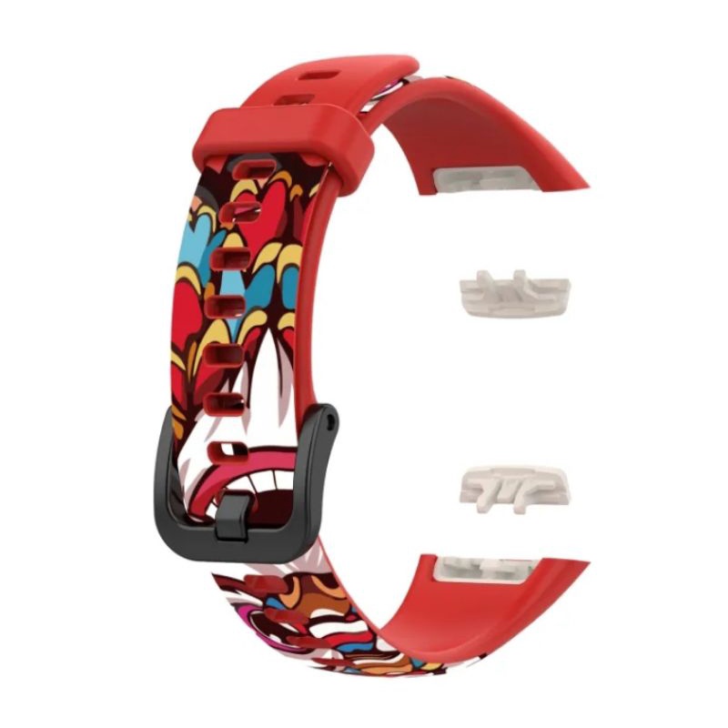6er Set Uhrenarmband-Schlaufen Für Huawei Band 6 / Pro / NFC – 16 Mm Silikon-Verschlussringe