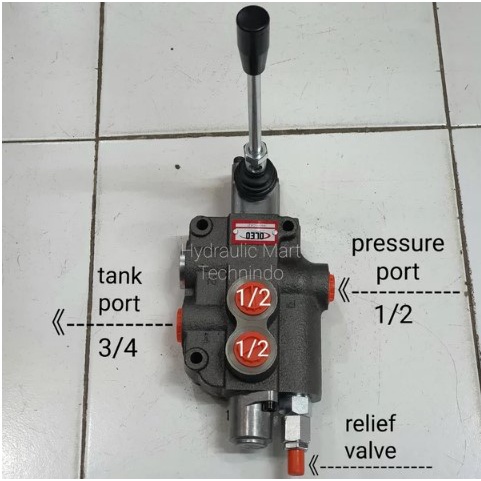Jual TERMURAH hand valve hydrolik 80 Liter 1 tuas - spring merk oleo ...