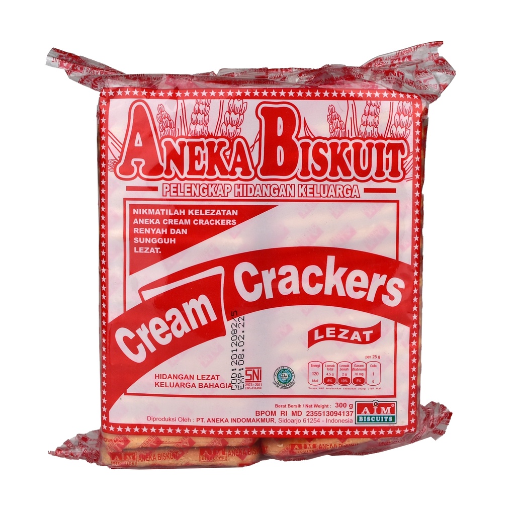 Jual BISKUIT DIABETES KRIM KRAKER AIM NO SUGAR LOW FAT 300 GR BISCUIT