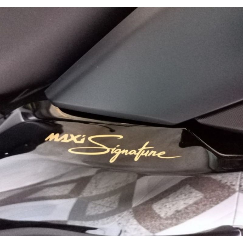 Jual Sticker Maxi Signature Motor Yamaha New Decal stiker Cutting xmax ...