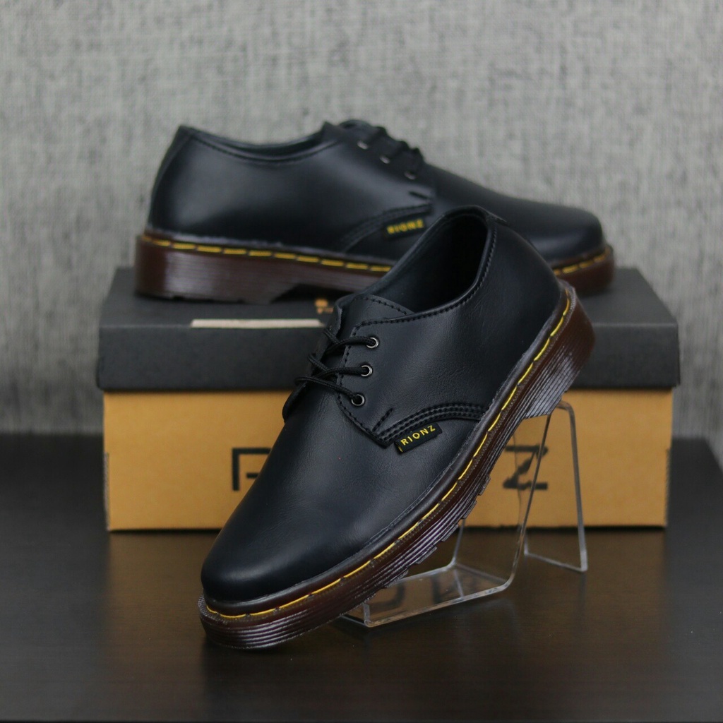 Jual Rionz Roman Sepatu Formal Pantofel Pria Tali Hitam Coklat Kantor ...