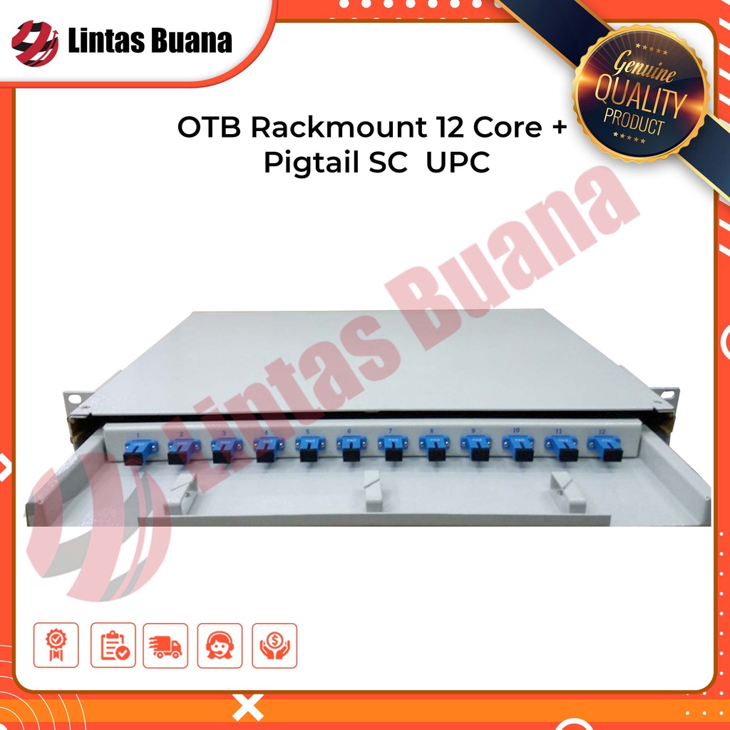 Jual OTB Rackmount 12 Core + Pigtail SC / UPC | Shopee Indonesia