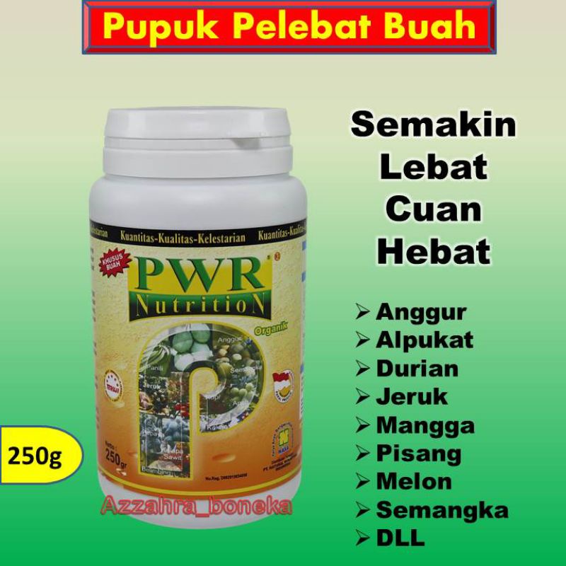 Jual Pupuk Organik Pelebat Buah Dan Anti Rontok 250g | Shopee Indonesia