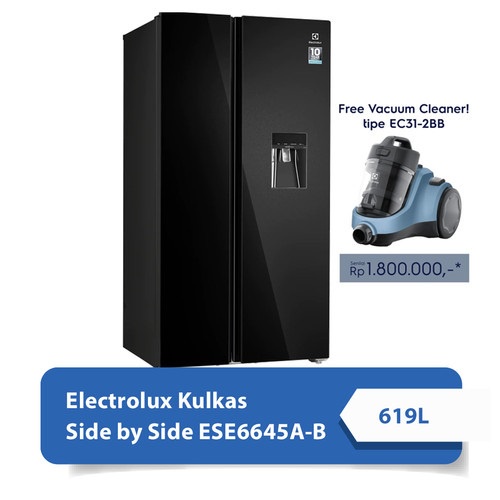 Jual Kulkas Side By Side ELECTROLUX ESE6645A-B | Shopee Indonesia