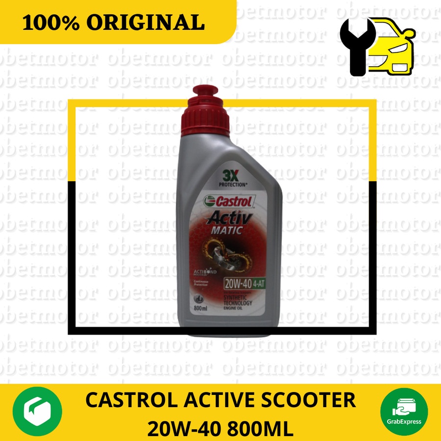 Jual Oli Motor Matic Castrol Active Scooter W Ml Shopee Indonesia