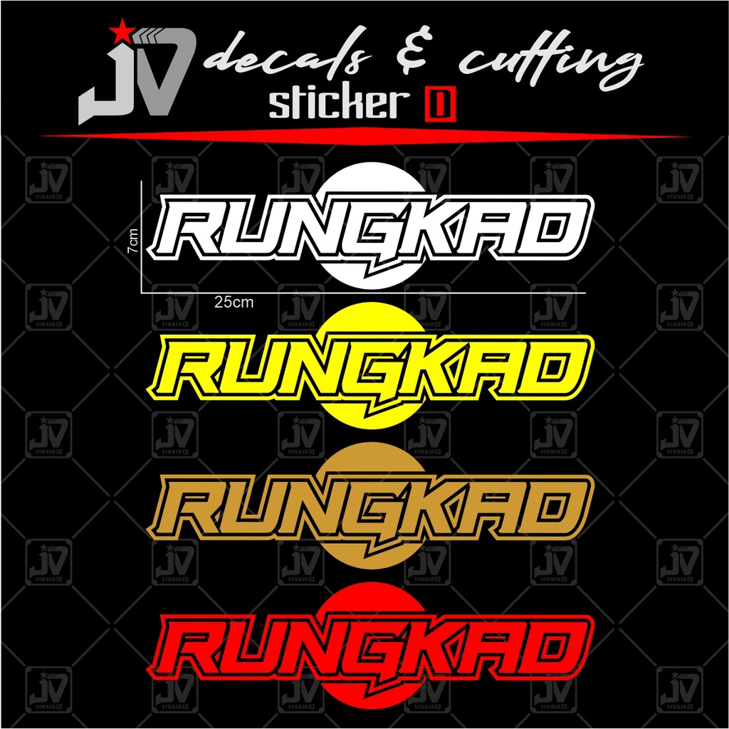 Jual stiker rungkad cuting sticker viral sticker motor | Shopee Indonesia