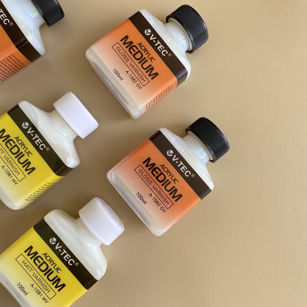 Jual Varnish Glossy Varnish Matt Varnish Acrylic Medium Vtec