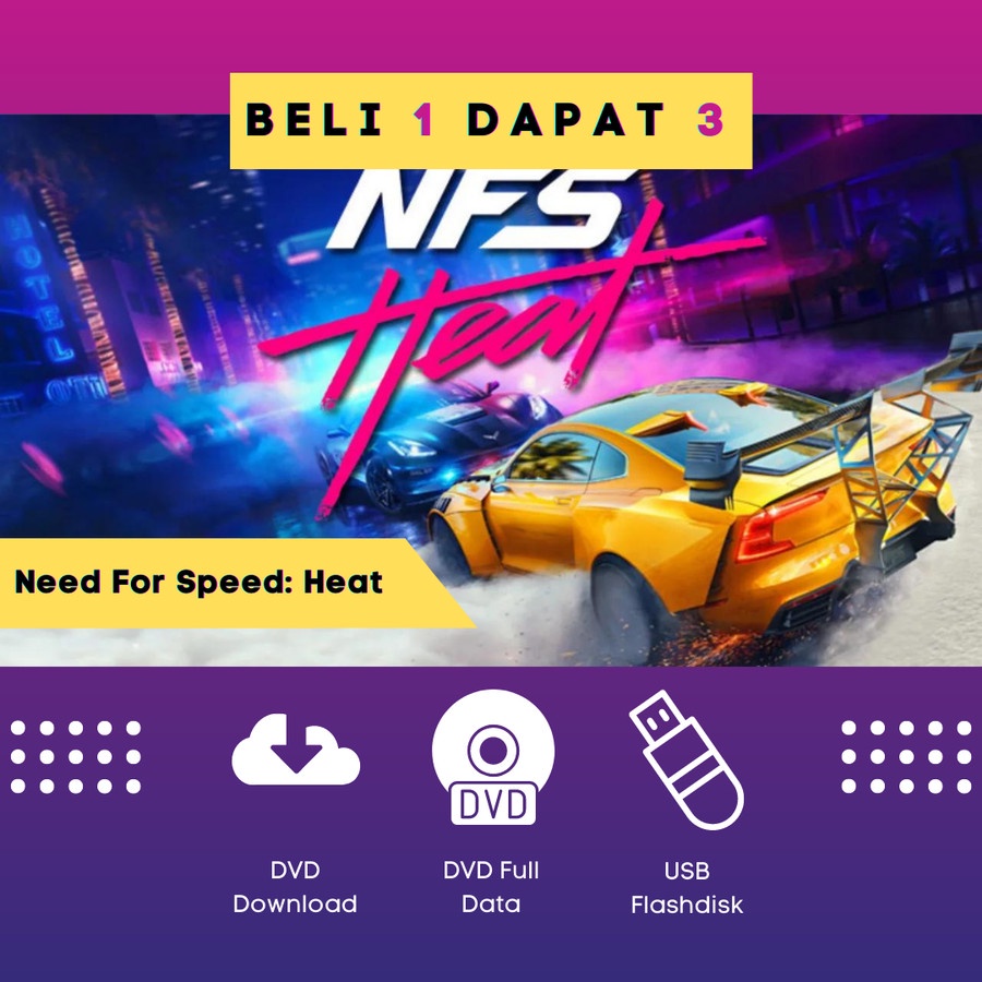 Jual Need For Speed Heat / NFS Heat | GAME PC | ORIGINAL PC | Shopee ...