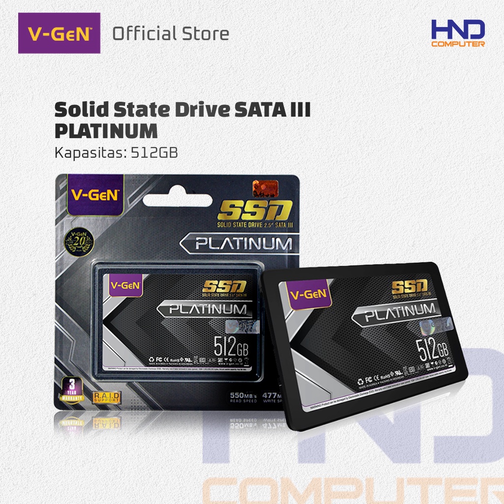 Jual SSD Solid State Drive V-GeN 512GB SATA 3 SSD SATA III VGEN