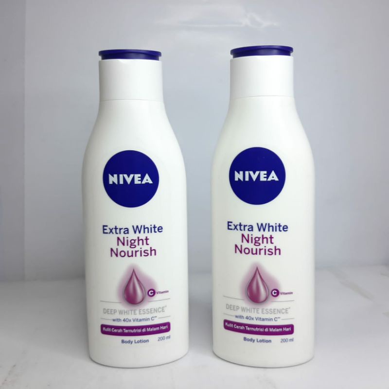 Jual Nivea Extra White Night Nourish 200ml Shopee Indonesia