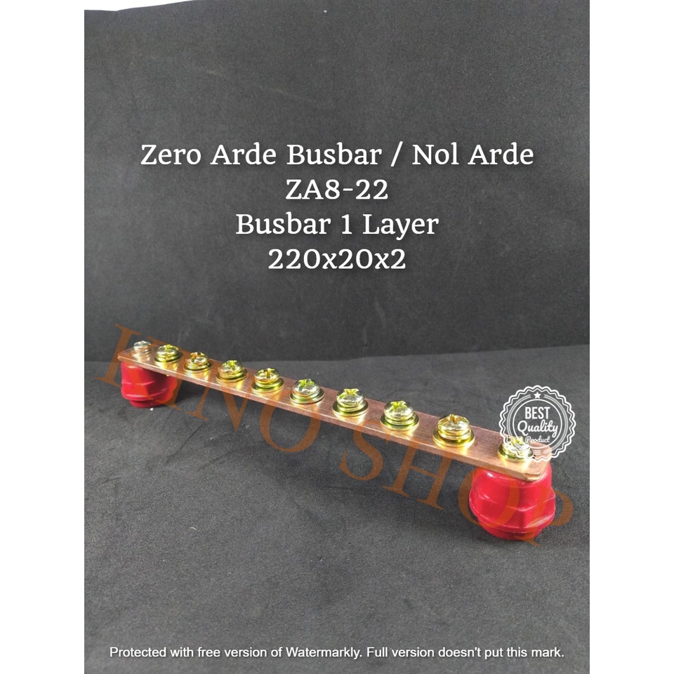 Jual KINOGAWA Zero Arde Busbar Nol Arde Busbar ZA8-22 Komponen Panel ...