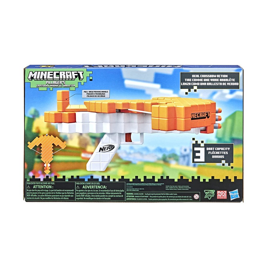 Jual Nerf Minecraft Pillager's Crossbow Original Hasbro | Shopee Indonesia