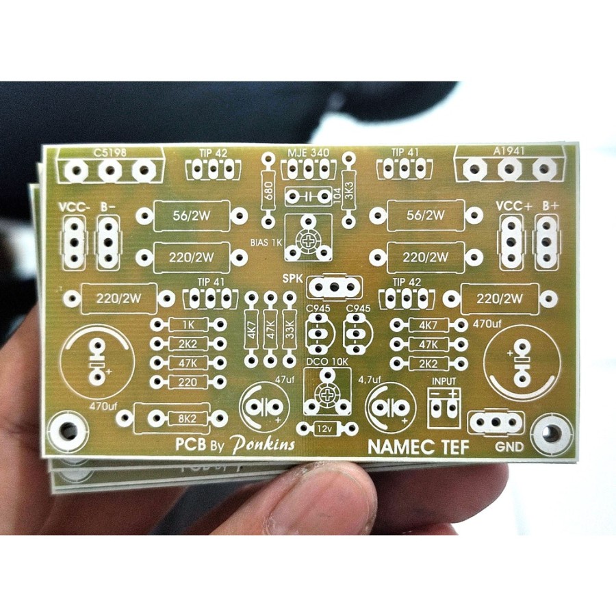 Jual PCB Power NAMEC / NAMEX Tef Bias Servo Fiber FR4 Fiberglass