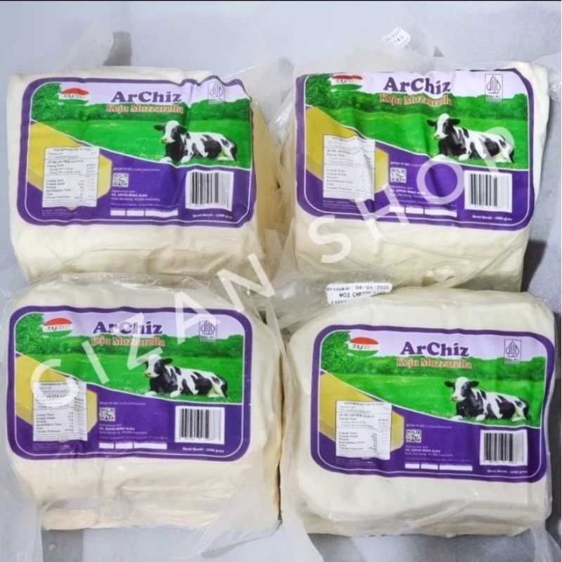 Jual Keju Mozarella Arla Archiz 1 kg Halal Impor Mozarella Shopee