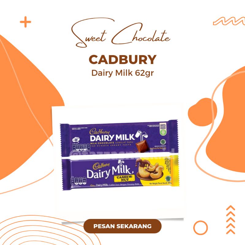 Jual Cadbury Dairy Milk 62gr | Shopee Indonesia