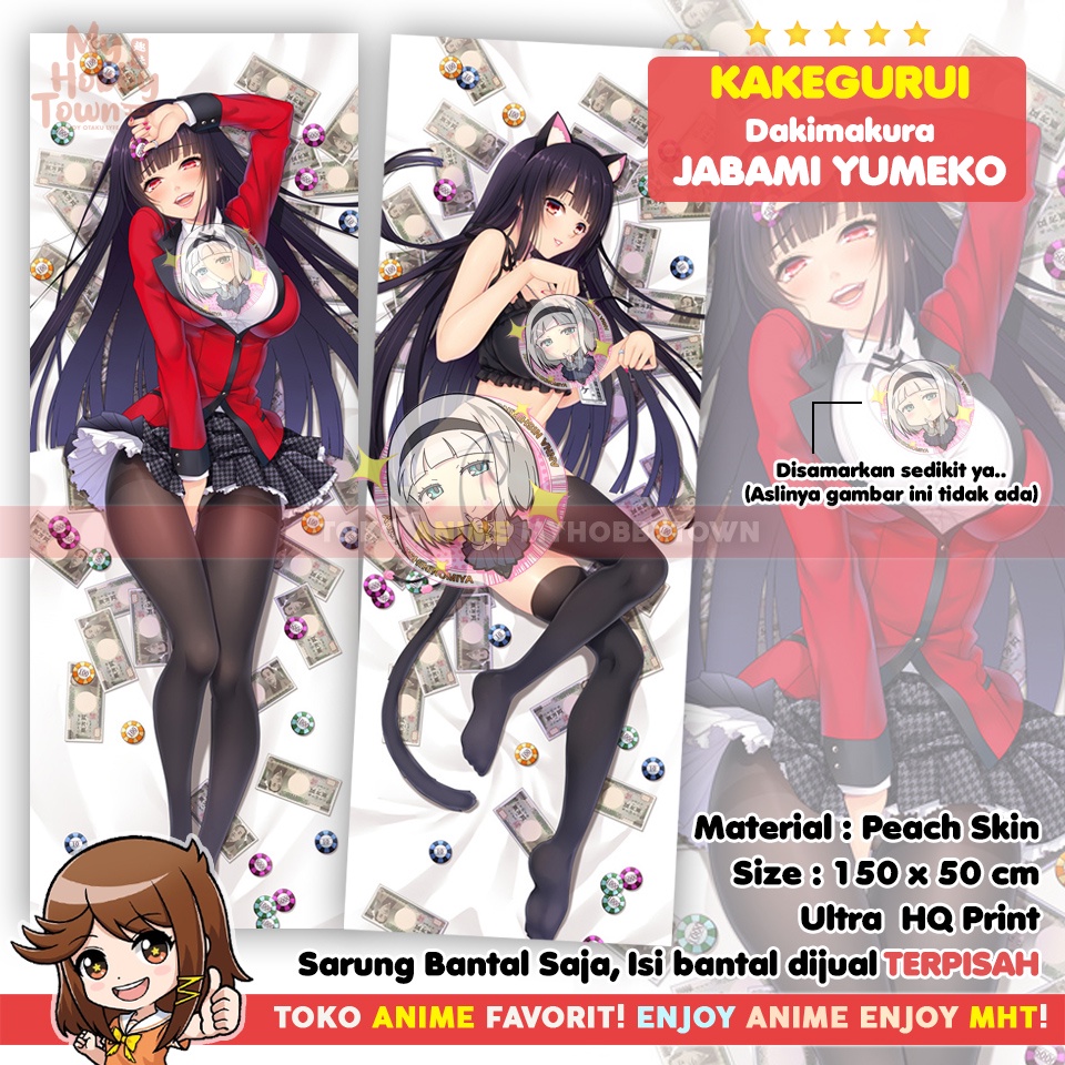 Jual Sarung Bantal Anime Dakimakura Kakegurui : Jabami Yumeko | Shopee  Indonesia