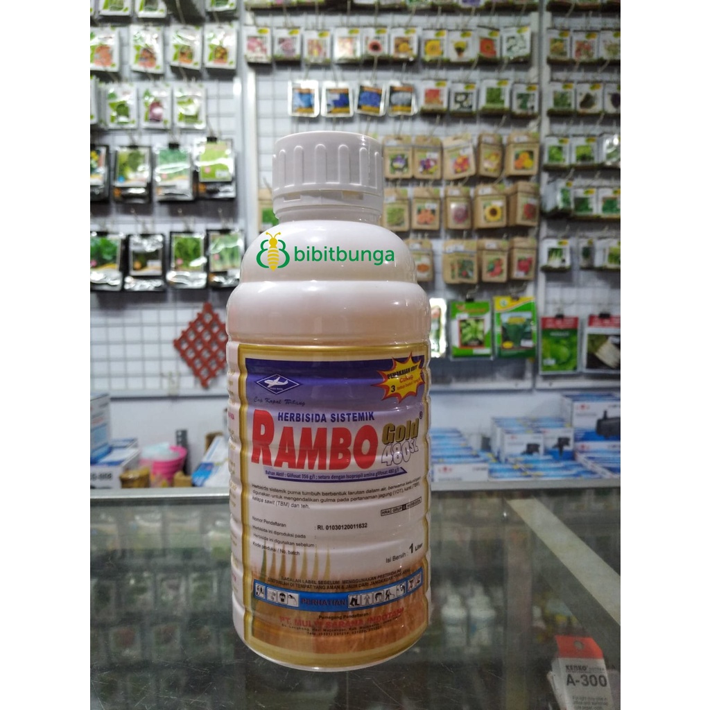 Jual Herbisida Rambo Gold 480 SL 1 Liter Obat Pembasmi Racun Rumput ...