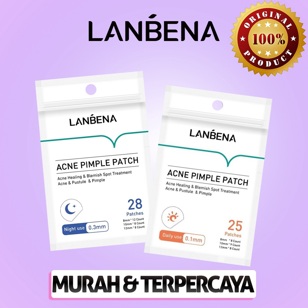 Jual Lanbena Acne Pimple Patch Penutup Jerawat Day Night