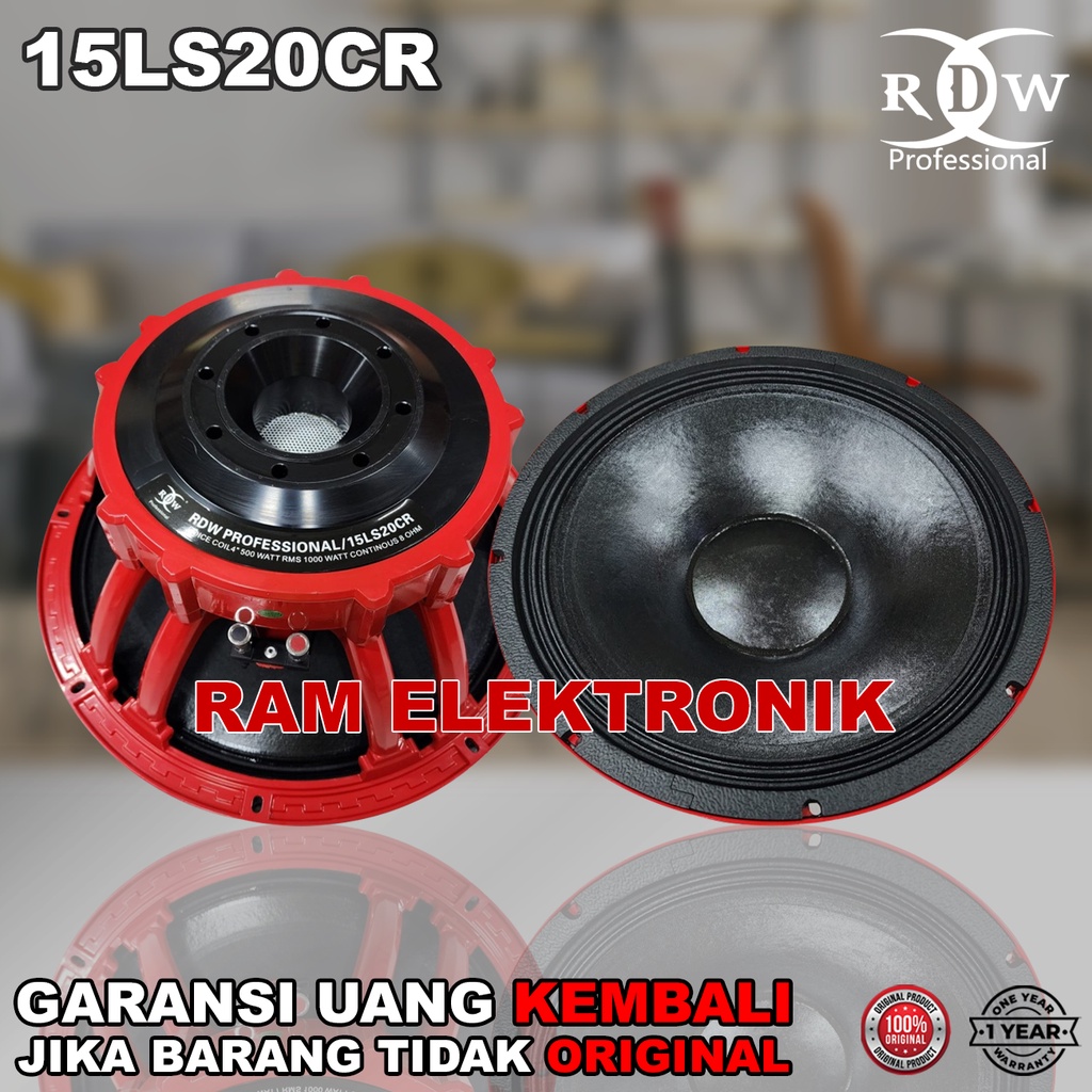 Jual Komponen Speaker Inch Rdw Ls Cr Ls Cr Coil Original Shopee Indonesia