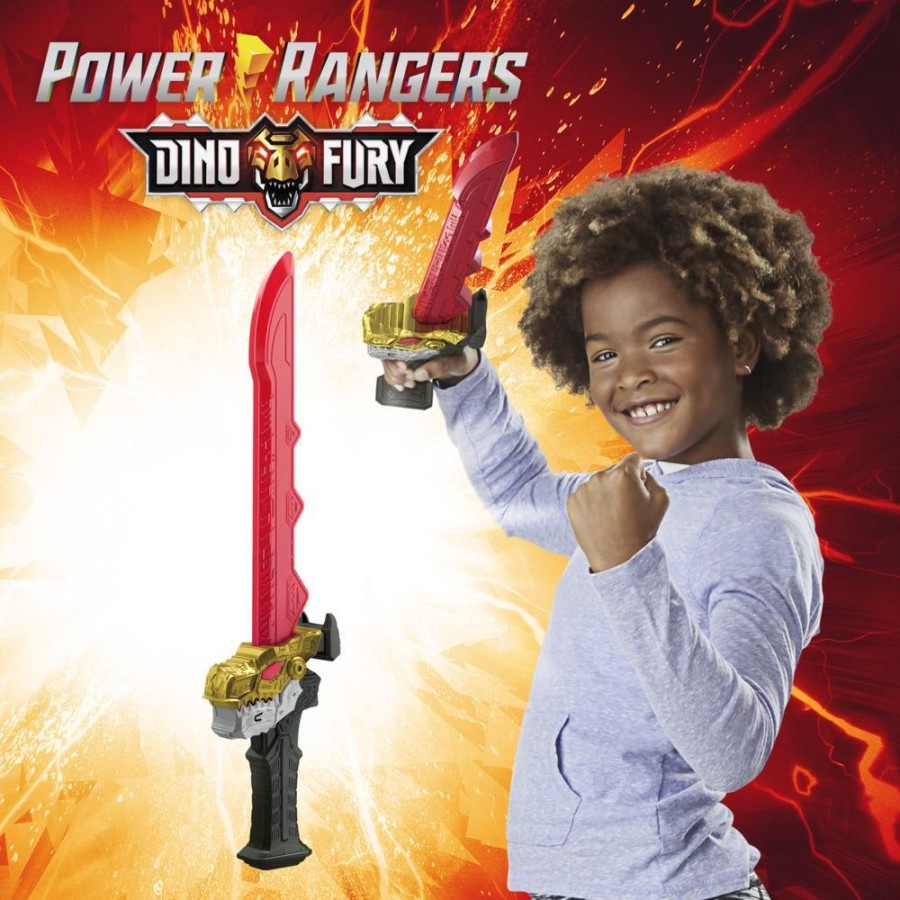 Jual Power Rangers Dino Fury Red Ranger Dino Fury Saber Mainan Pedang ...