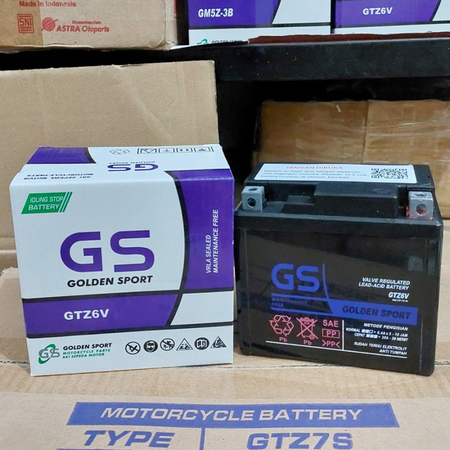 Jual Aki Motor Yamaha Aerox 155 / Yamaha Lexi GTZ7S GS E Aki Kering