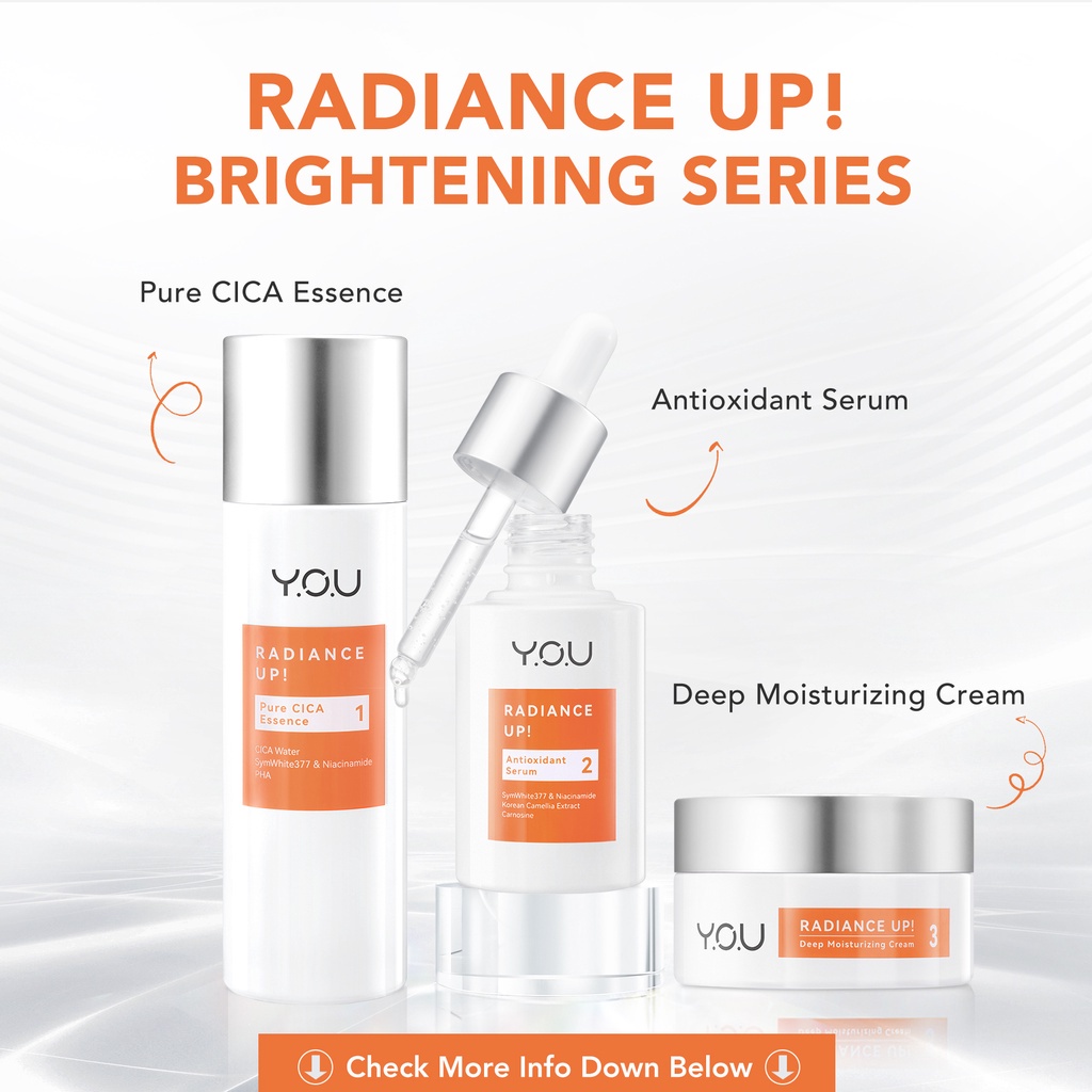 Jual ORIGINAL Y.O.U Radiance Up Deep Moisturizing Cream / Serum