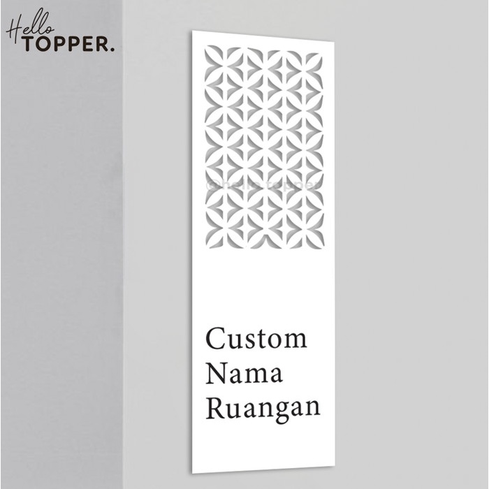Jual Promo Custom Tulisan Sign Papan Nama Kantor Office Door Signage ...