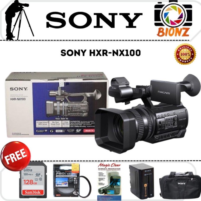 Jual CAMCORDER SONY HXR NX100 / CAMCORDER SONY HXRNX100 Shopee Indonesia