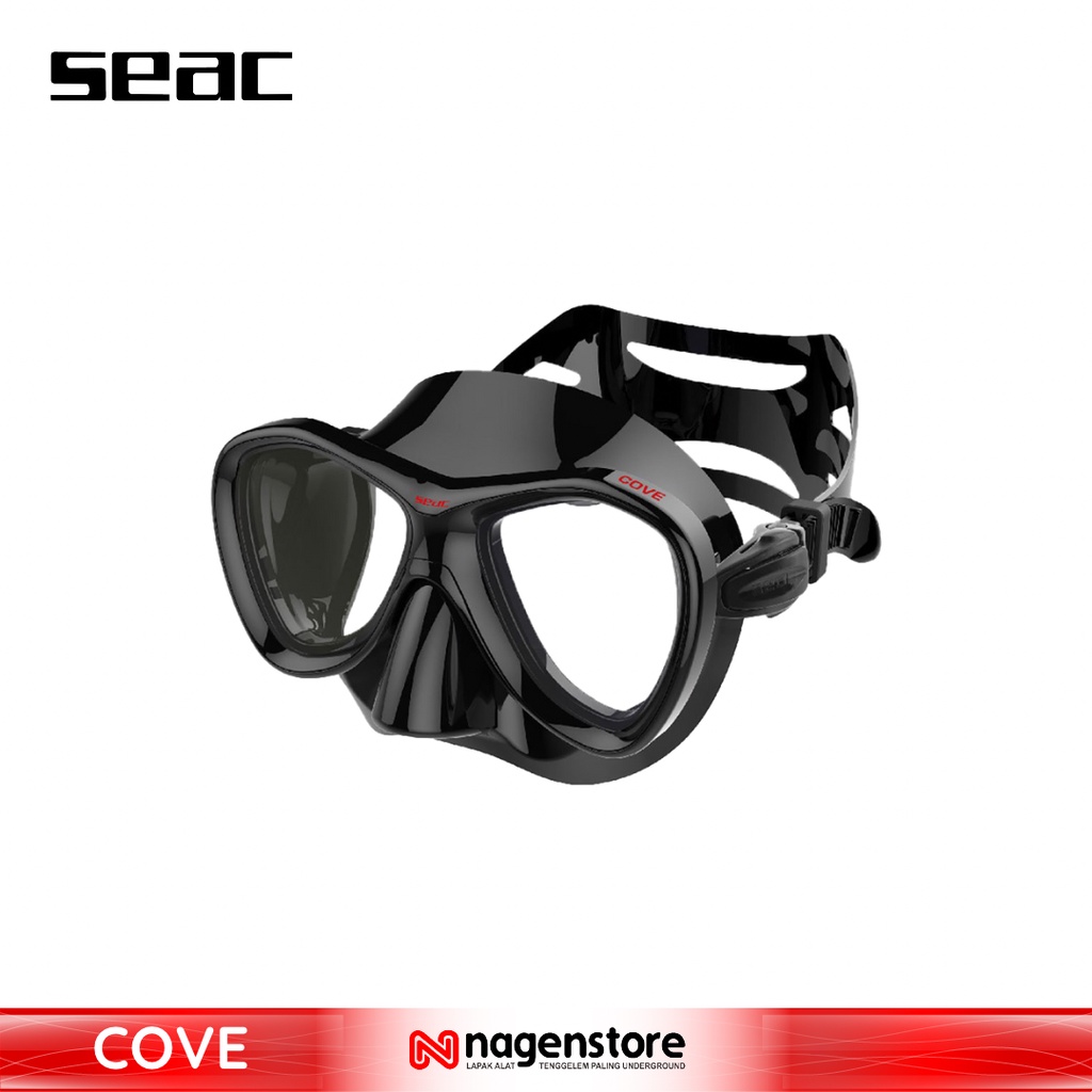 Anti-reflective Lens Mask SEAC M70 Low Volume Diving Mask - Semi