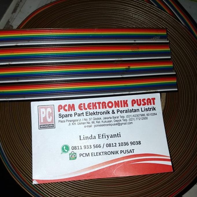 Jual kabel pelangi 40 pin 10 meter pcmelektr021 Berkualitas | Shopee ...