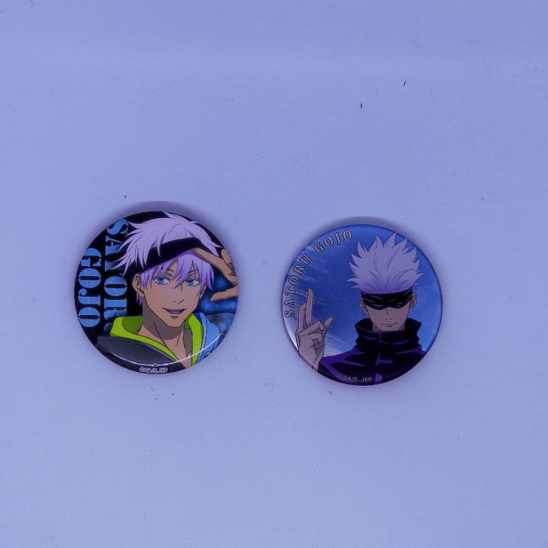 Badge Gojo Satoru Jujutsu Kaisen - Broche Anime Manga Pour Sac à Dos, Vêtements, Collection