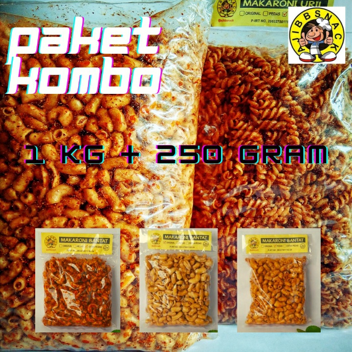 Jual Paket Kombo Makaroni Bantet Kriwil Daun Jeruk 1kg250gr Shopee