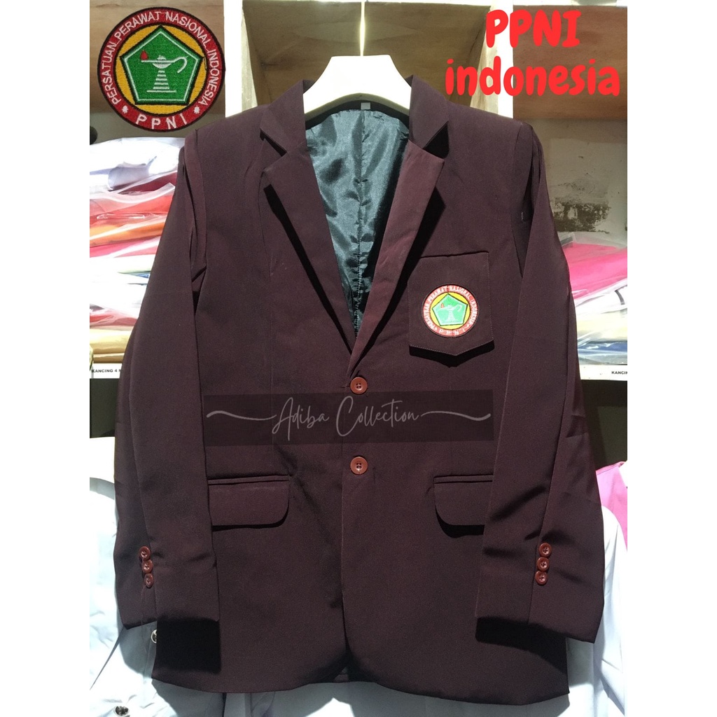 Jual Adbcolection- Jas Seragam PPNI nasional/ Blazer Wanita/Pria Untuk ...