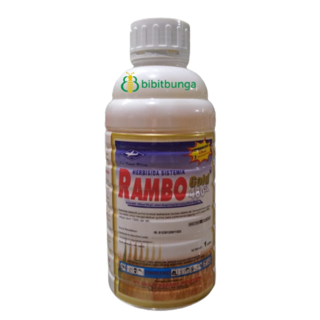 Jual Herbisida Rambo Gold 480SL Racun Pembasmi Akar Gulma Rumput Liar 1 ...