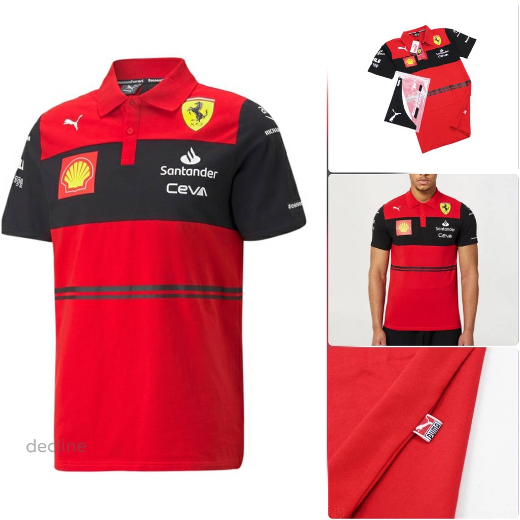 Jual POLO FERRARI RED | BAJU POLO PRIA LENGAN PENDEK T-SHIRT FERRARI ...