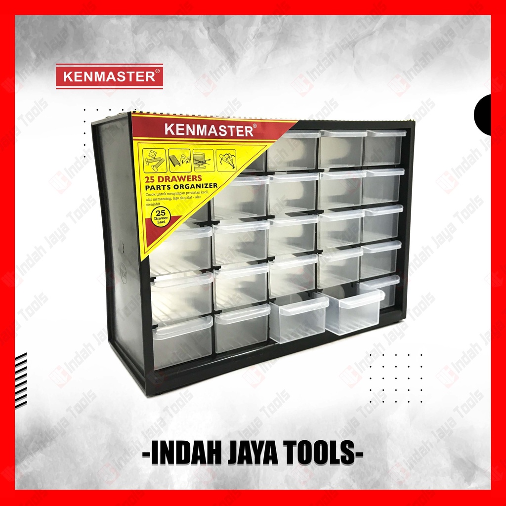 Jual KENMASTER Rak Susun Mini Drawer 25 Slot Laci Penyimpanan Aksesoris ...