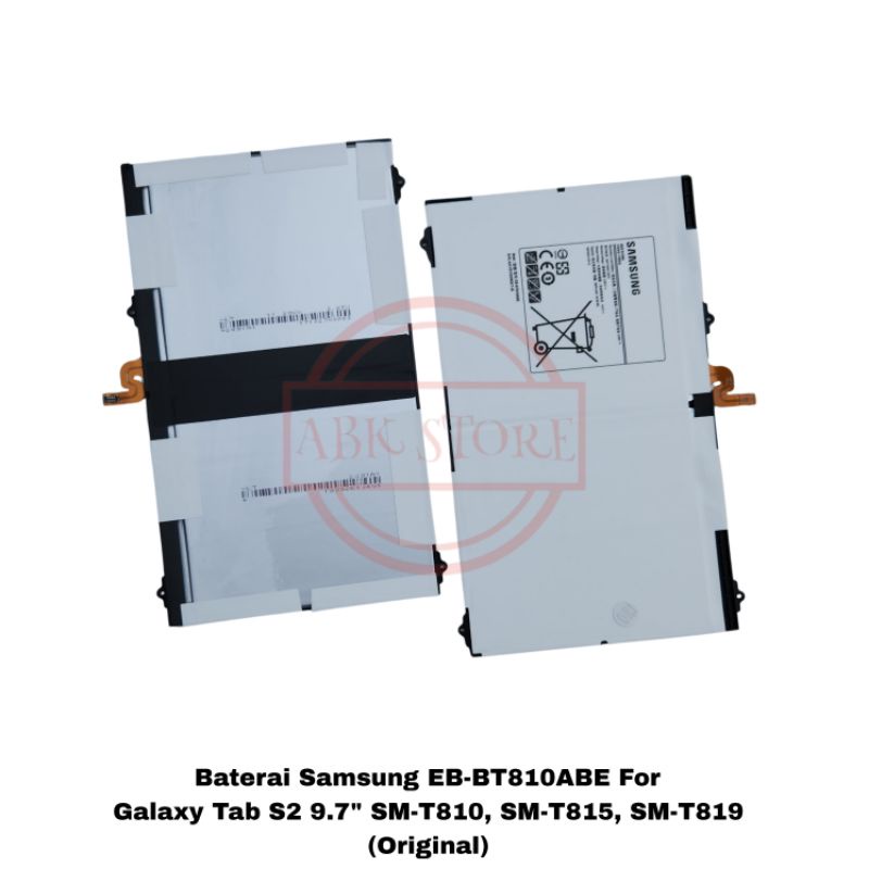 Originale Batterie EB-BT810ABE Pour Galaxy Tab S2 (SM-T815) , (SM-T810)