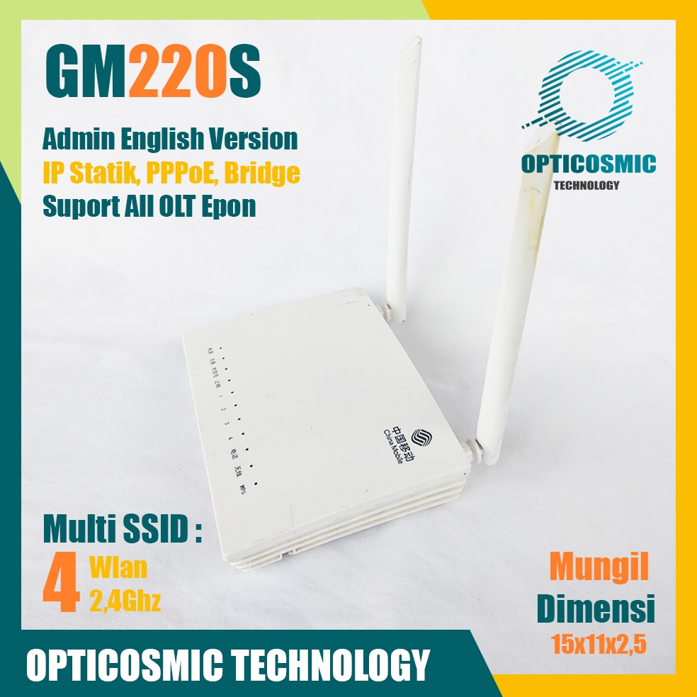 Jual Modem Gm S Xpon Gm S Ont Gm S Suport Epon Gpon Router Ruter Tanpa Adaptor Shopee