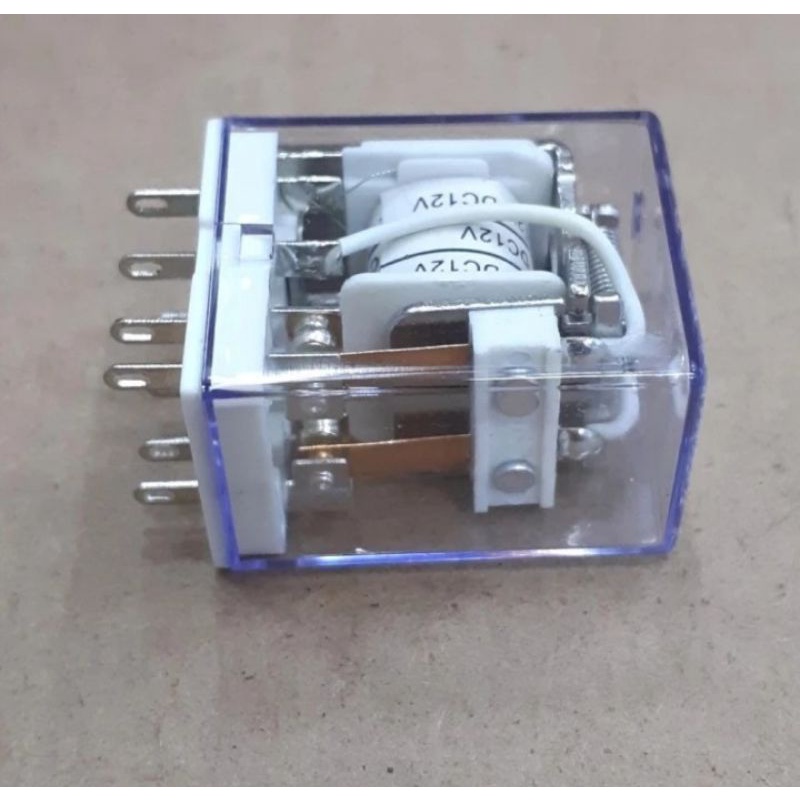 Jual Relay DC 12 Volt 8 Kaki | Shopee Indonesia